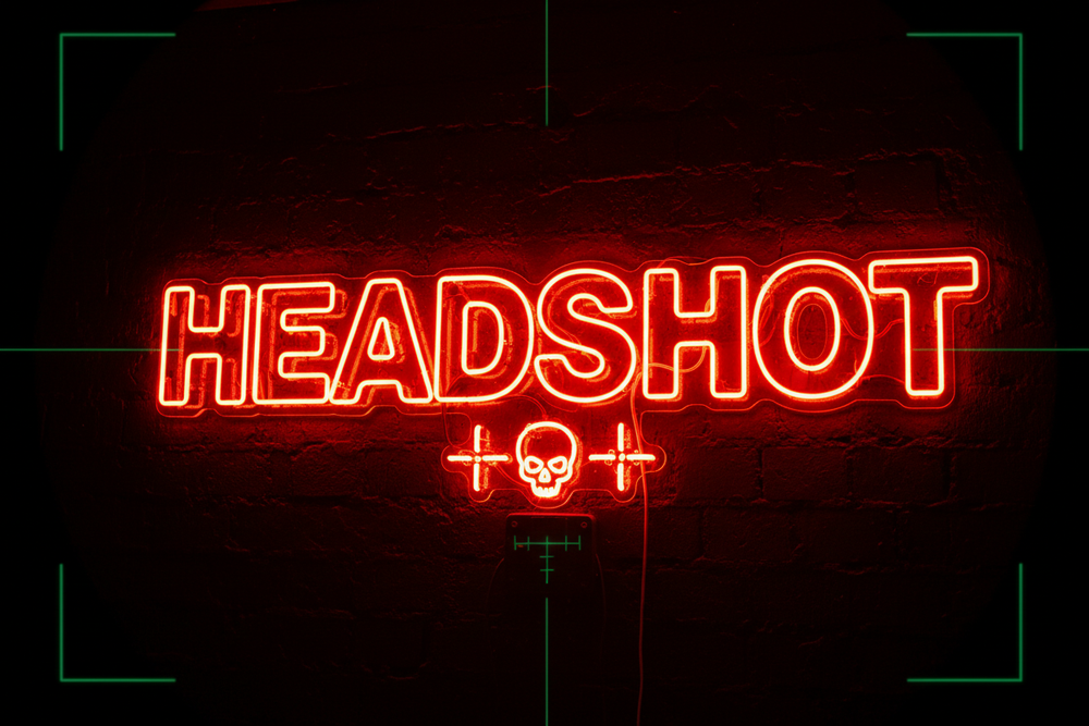 Headshot Neon Sign
