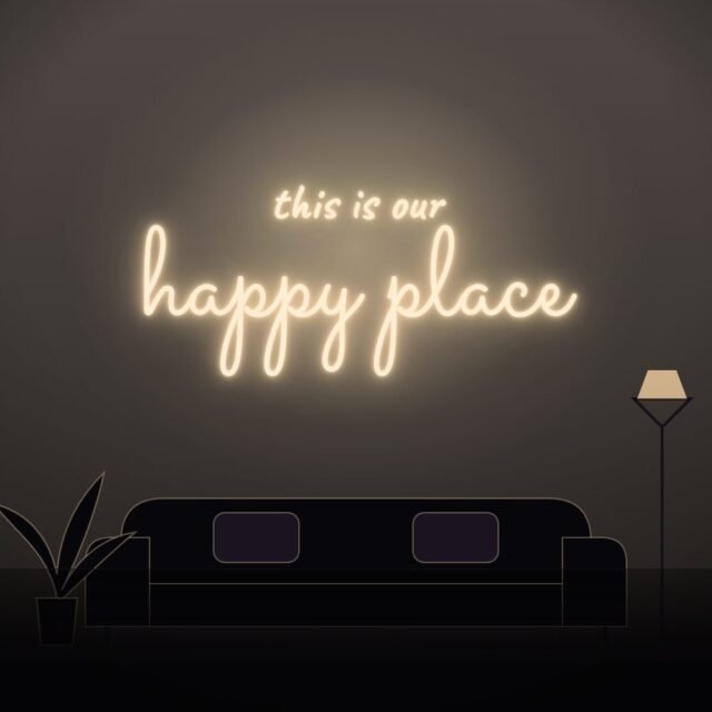 neon sign for bedroom