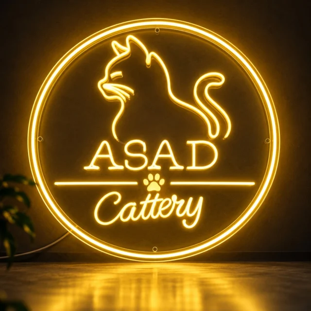 Custom Warm White LED Neon Sign for ASAD Cattery 🐱

Make your brand stand out with a premium custom LED neon sign. This warm white acrylic neon logo is perfect for catteries, pet shops

📩 DM to Order Your Custom Neon Sign

Custom Neon Sign, LED Neon Light, Warm White Neon, Acrylic LED NeonSign #LEDNeonSign #CustomNeonSign #NeonLights #WarmWhiteNeon #AcrylicNeon #LogoNeon #BusinessSignage #CustomLogo #GlowSign #WallDecor #InteriorDesign #moderndecor